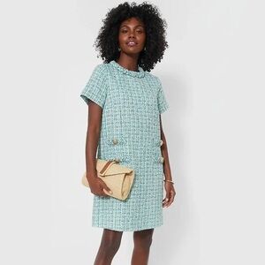 Tuckernuck Mint Green Tweed Shift Dress